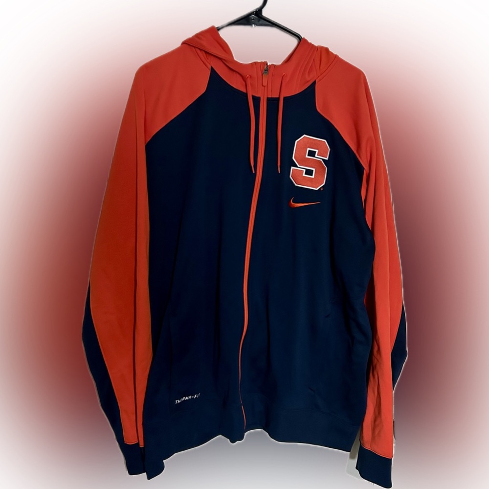 Nike Syracuse Orange & Blue Mens XXL Therma-Fit Hoodie NCAA